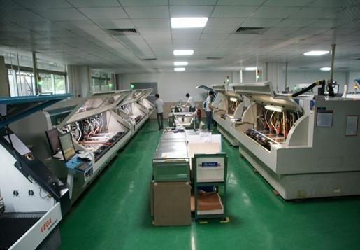 PCB lamination and drilling lines