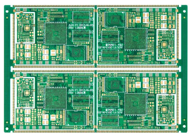 Automotive navigation PCB, 8-layer ENIG