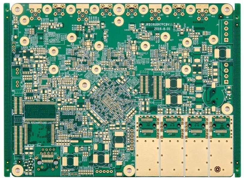 Communication base station motherboard, 12-layer