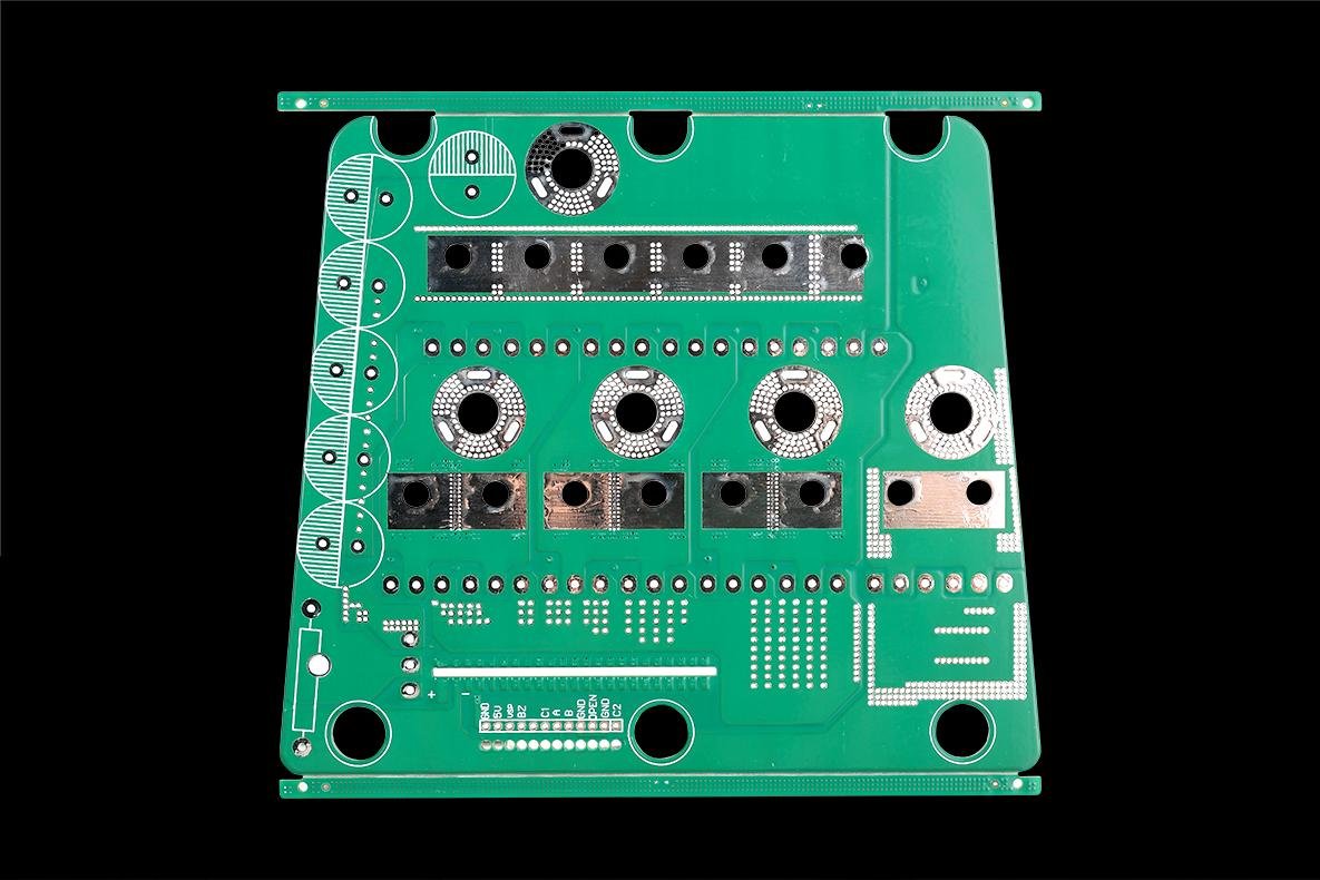 Power supply PCB with 5 oz thick copper