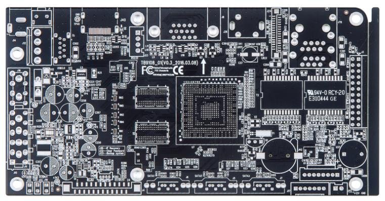 Security monitoring PCB, 8-layer HASL